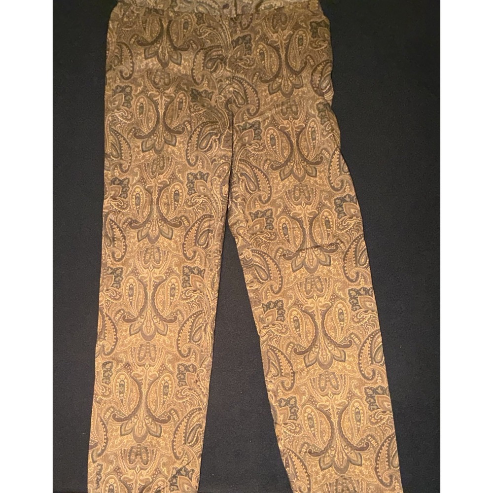 Lauren Ralph Lauren Paisley Brown Women's Size 14